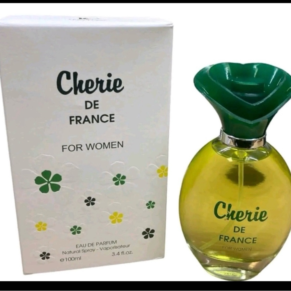 Cherie de France Women Eau de Parfum - Green & Yellow Bottle